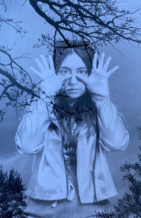 Echoes Of Self 2, 2024. Darkroom print