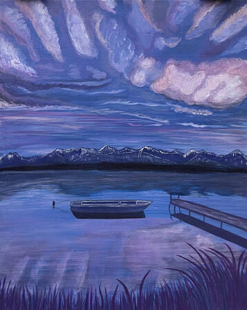Morado, 2025. Acrylic Painting